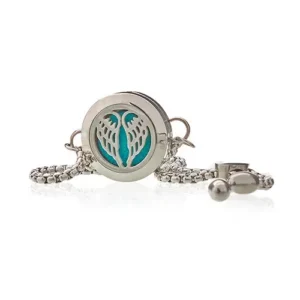 Armband med aromaterapidoft och änglavingar, 20 mm - produktbild 7