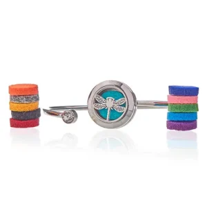 Armband med aromaterapidoft och trollsländedesign 20 mm - produktbild 3