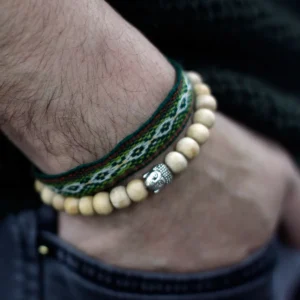 Armband med doftande sandelträpärlor och Buddha-berlock - produktbild 2