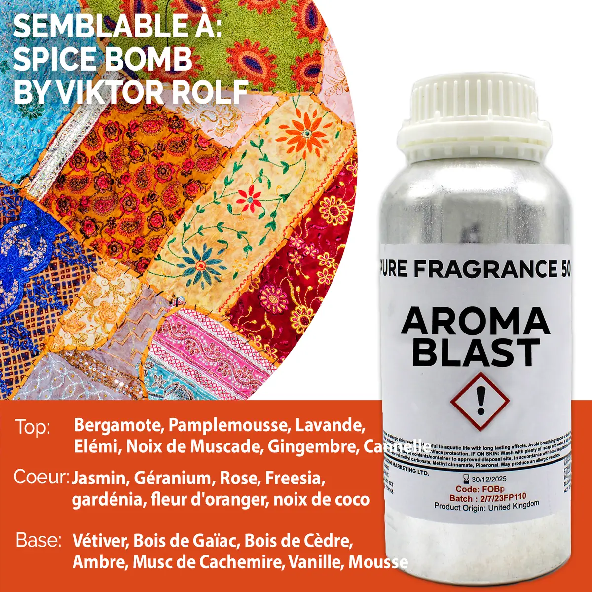 Aroma Blast ren doftolja 500 ml - produktbild 4