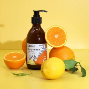 Aromaterapeutisk duschtvål med vitamin C – apelsin och citron 300 ml - produktbild 2