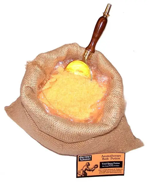 Aromaterapeutiskt badsalt Total Detox i jutesäck 7 kg - produktbild 2