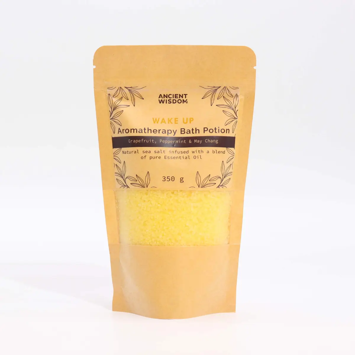 Aromaterapi badsalt Wake Up 350g i kraftpåse - produktbild 2