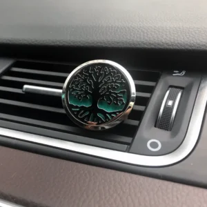 Aromaterapi doftspridare för bil med lotus- och buddhamotiv, 30 mm - produktbild 9