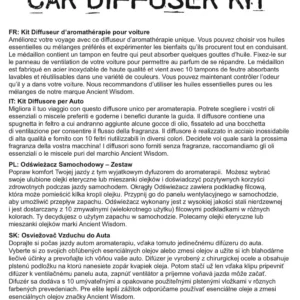 Aromaterapidosftspridare för bil – Guardian Angel 30 mm - produktbild 7