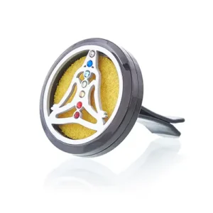 Aromaterapidosftspridare för bil med yoga chakra-design 30 mm - produktbild 5