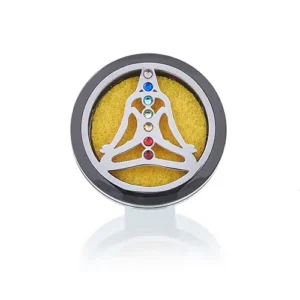 Aromaterapidosftspridare för bil med yoga chakra-design 30 mm - produktbild 6