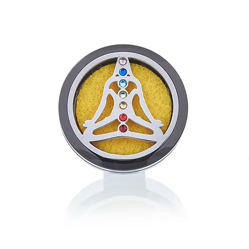 Aromaterapidosftspridare för bil med yoga chakra-design 30 mm - produktbild 6