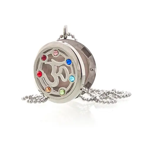 Aromaterapihalsband med OM-chakra, 30 mm - produktbild 3