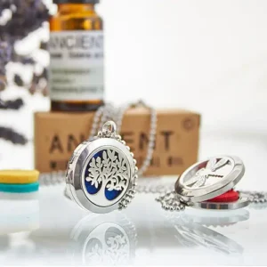 Aromaterapihalsband med OM-chakra, 30 mm - produktbild 4
