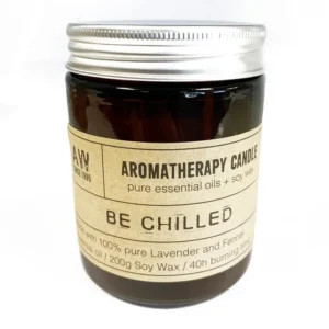 Aromaterapiljus i sojavax 200g – Be Chilled med lavendel och fänkål - produktbild 2