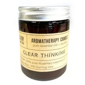 Aromaterapiljus i sojavax med rosmarin 200g - produktbild 2