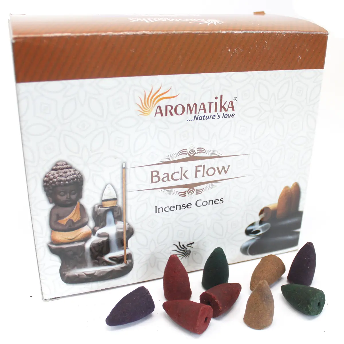 Aromatika Backflow Rökelsekoner Dragons Blood - produktbild 3