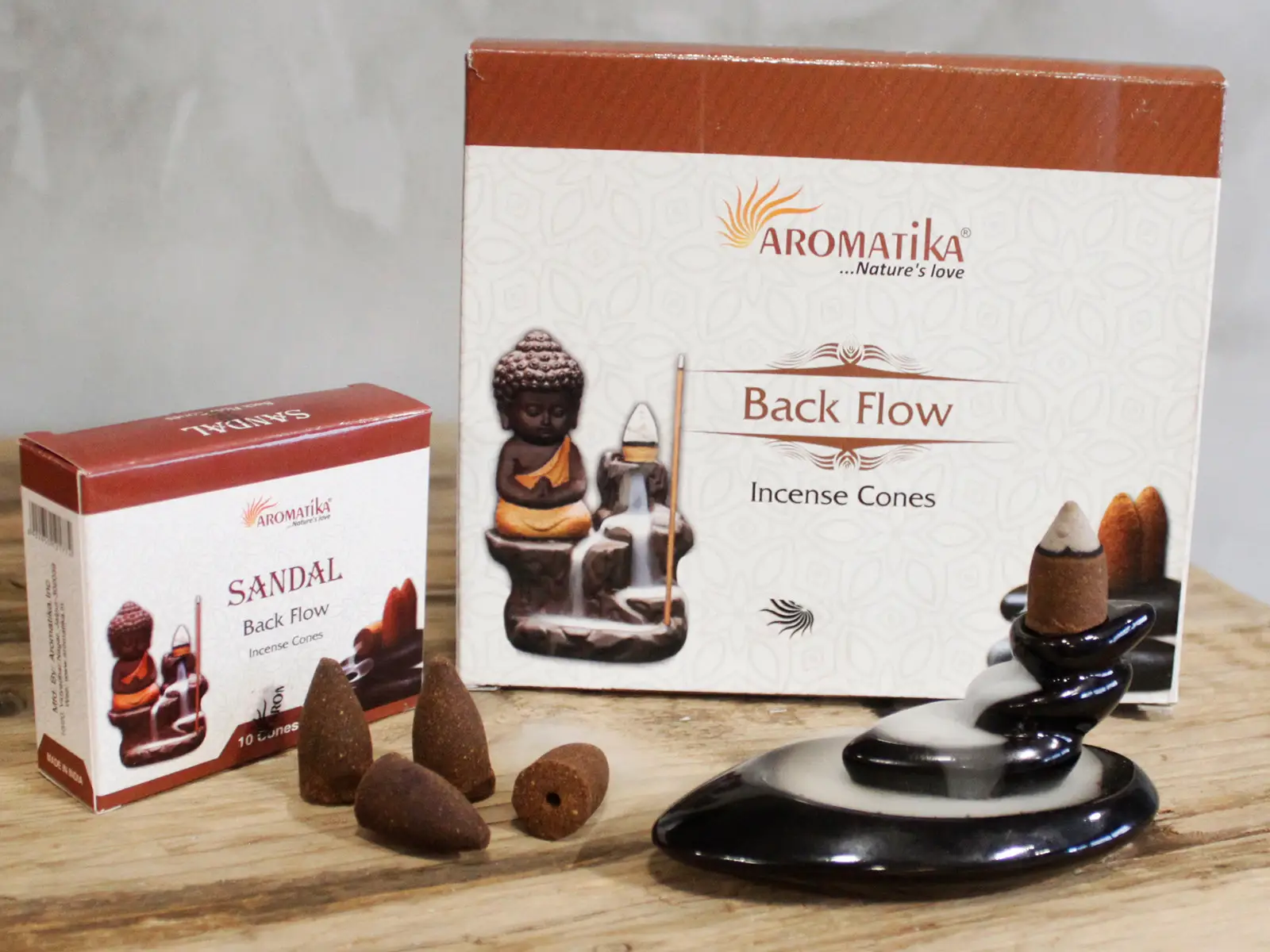 Aromatika Backflow Rökelsekoner med Palo Santo - produktbild 3