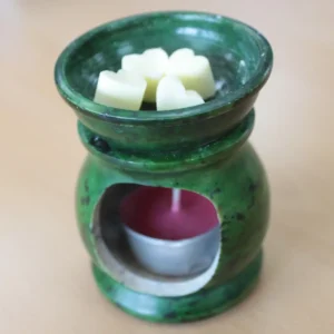Aromatiska sojavaxsmältor med muskot och citron i glasburk - produktbild 5