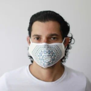 Återanvändbar modeansiktsmask med Aztekiskt mönster för vuxna - produktbild 3