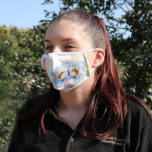 Återanvändbar modeansiktsmask med PM2.5-filter Mandala Papegoja för vuxna - produktbild 2