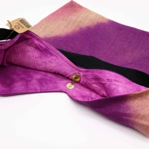 Axelväska i mjuk blandning Antique Fuchsia - produktbild 4