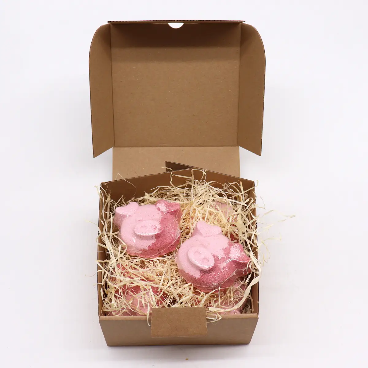Badbomb i form av gris med vaniljcupcakedoft 70 g - produktbild 4