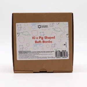 Badbomb i form av gris med vaniljcupcakedoft 70 g - produktbild 5