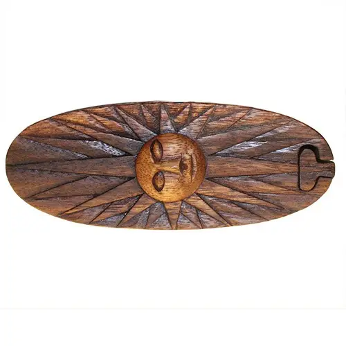 Träpussel Bali Magic Box med solmotiv och förvaringsfack