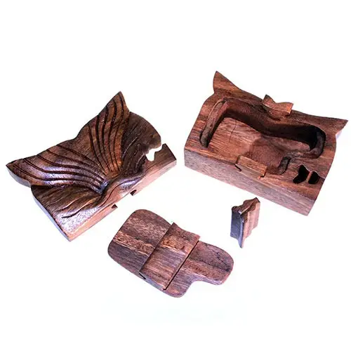 Bali Magic Box i trä med valfensmotiv - produktbild 2