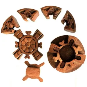 Bali Magic Box rund träpussellåda - produktbild 2
