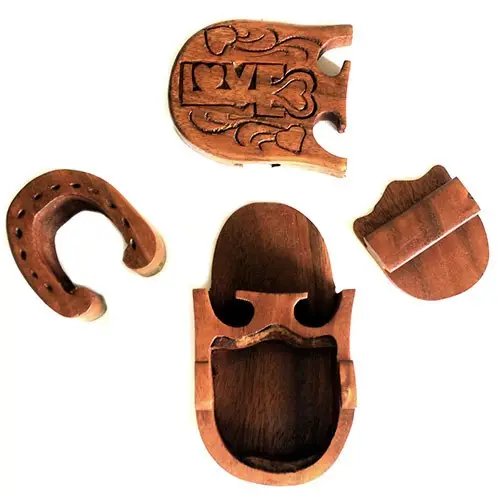 Bali Magic Box träpussellåda Love Lock - produktbild 2