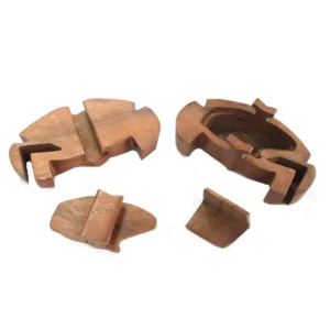 Bali Magic Box träpussellåda med krabbmotiv - produktbild 3