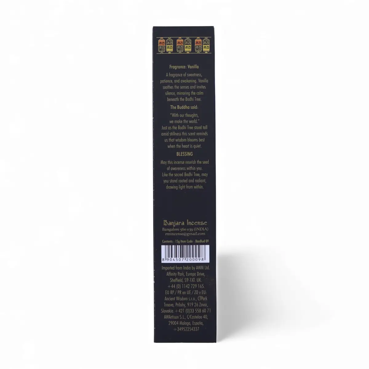 Banjara Buddha Bodhi rökelsepinnar - produktbild 3