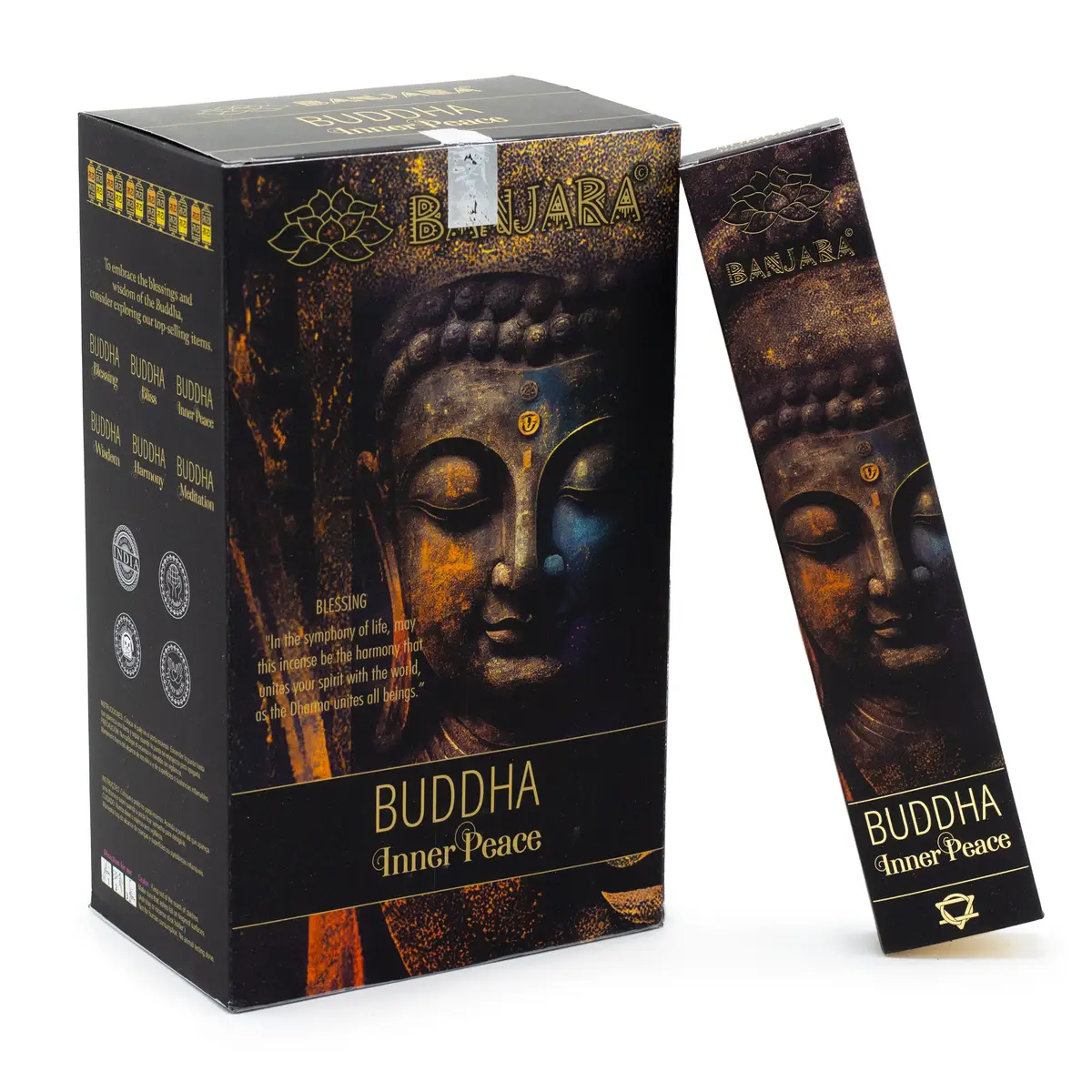 Banjara Buddha Inner Peace rökelsepinnar - produktbild 2