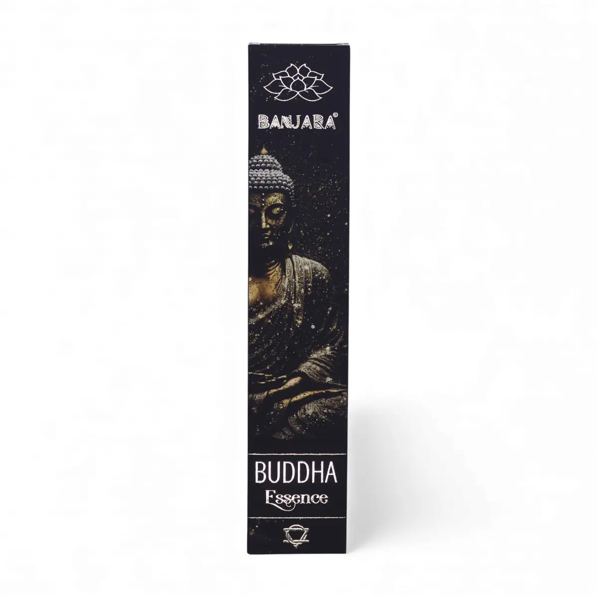 Förpackning med Banjara Buddha rökelsepinnar Essence med Buddha-motiv