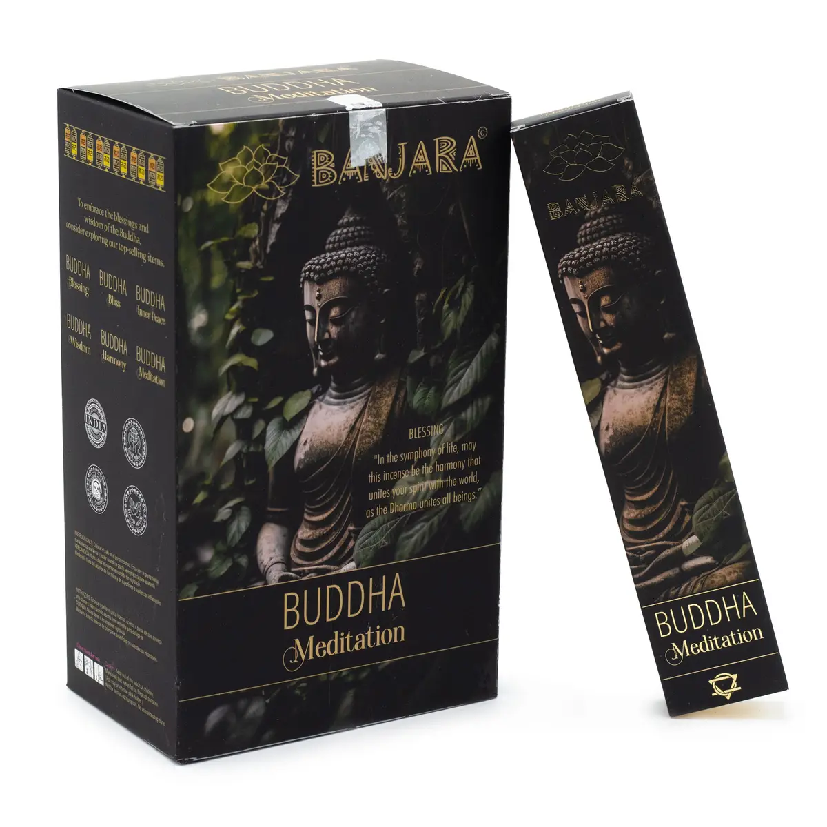 Banjara Buddha rökelsepinnar för meditation - produktbild 2