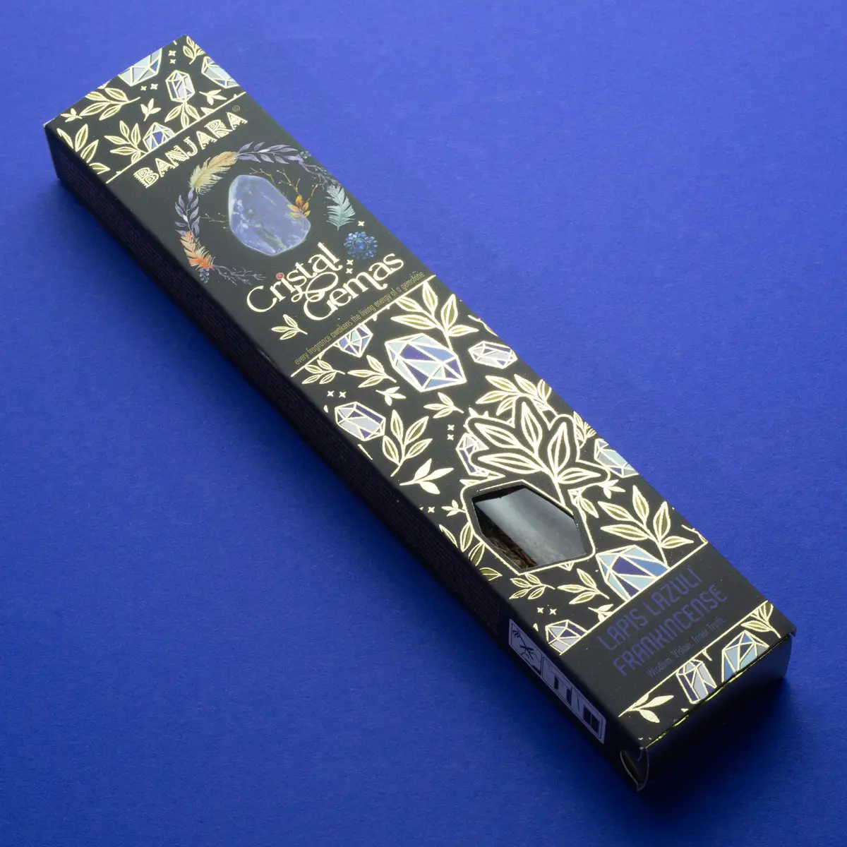 Banjara Cristal Gemas rökelsepinnar med Lapis Lazuli och frankincense - produktbild 2