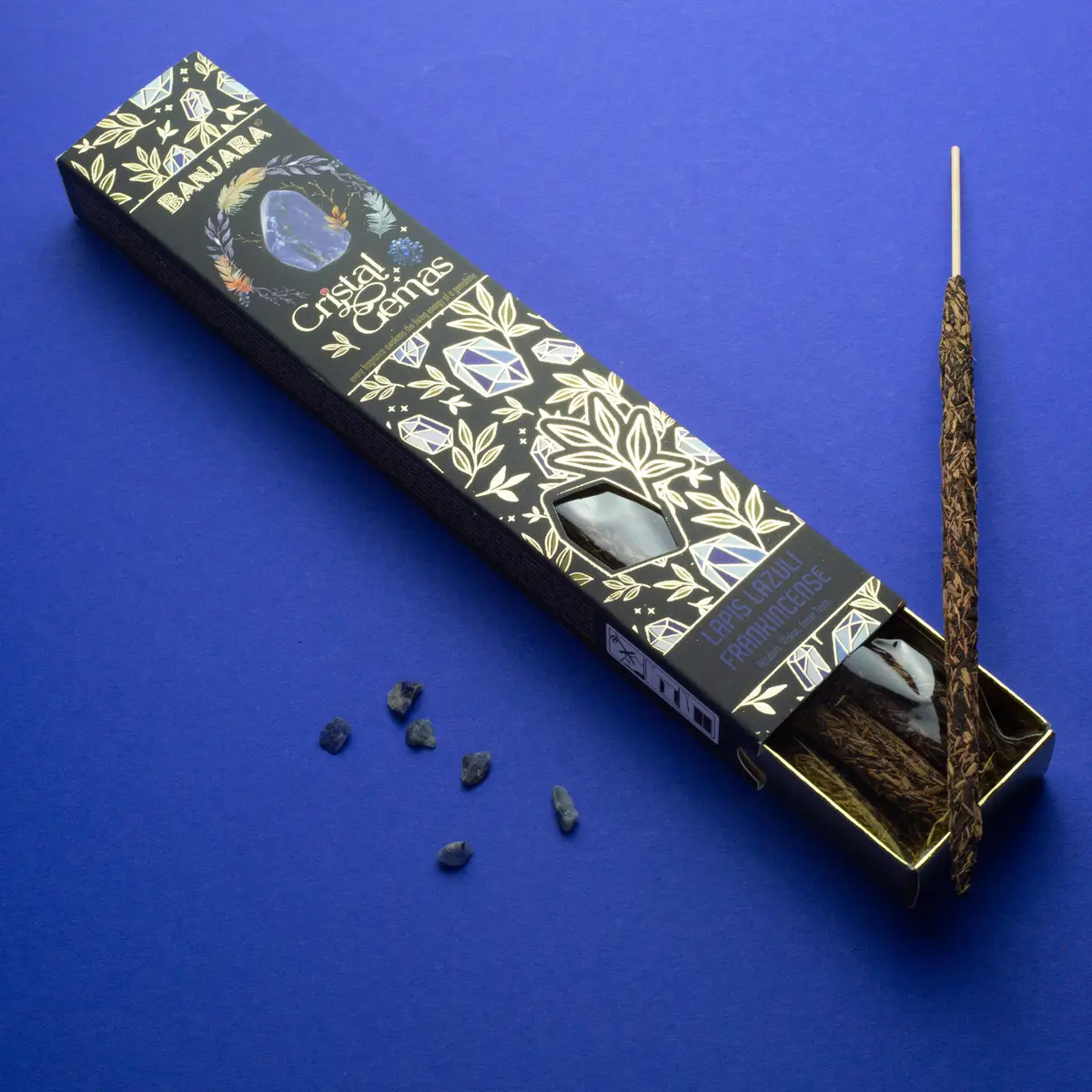 Banjara Cristal Gemas rökelsepinnar med Lapis Lazuli och frankincense - produktbild 3