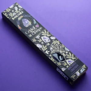 Banjara Crystal Gemas rökelsepinnar med ametist och lavendeldoft - produktbild 2