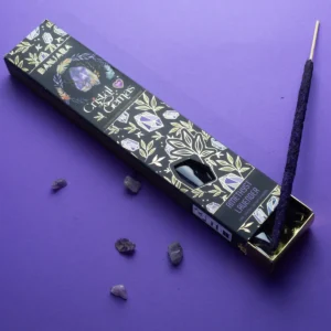 Banjara Crystal Gemas rökelsepinnar med ametist och lavendeldoft - produktbild 3