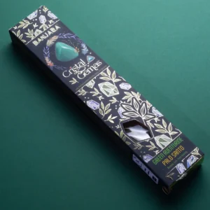 Banjara Crystal Gemas rökelsepinnar med grön aventurin och Palo Santo - produktbild 2