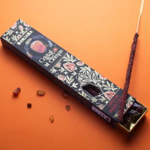 Banjara Crystal Gemas rökelsepinnar med karneol och Dragon's Blood-doft - produktbild 3