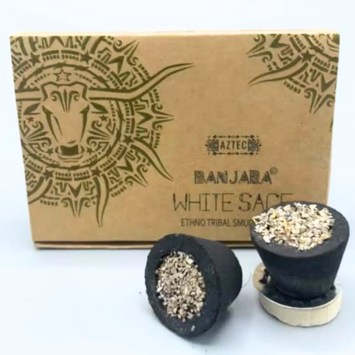 Banjara hartskoppar med vit salvia - produktbild 2