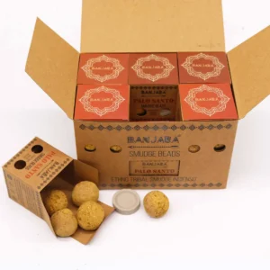 Banjara rökelsepärlor med Palo Santo och hållare - produktbild 2