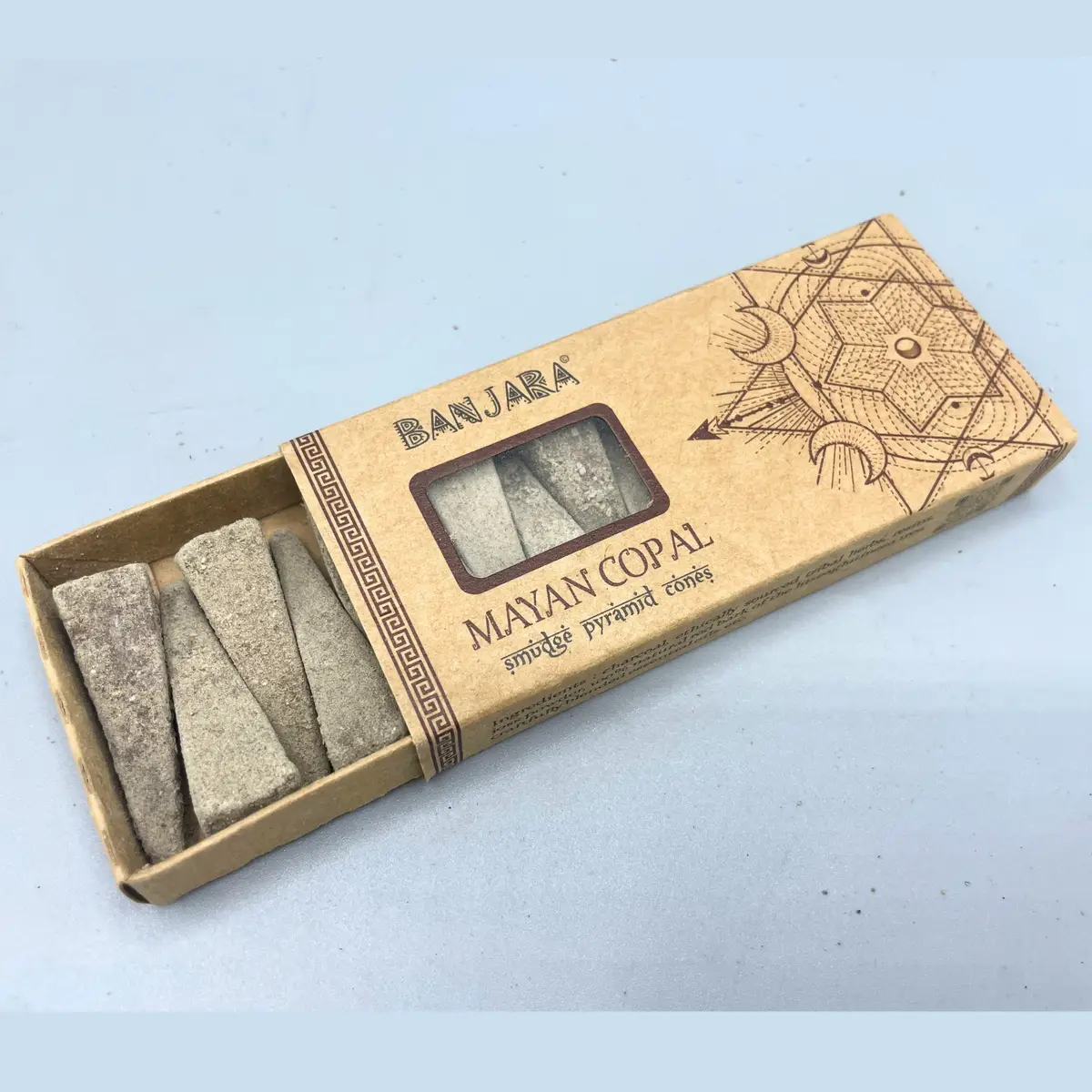Banjara Smudge pyramidkoner med Mayan Copal - produktbild 3