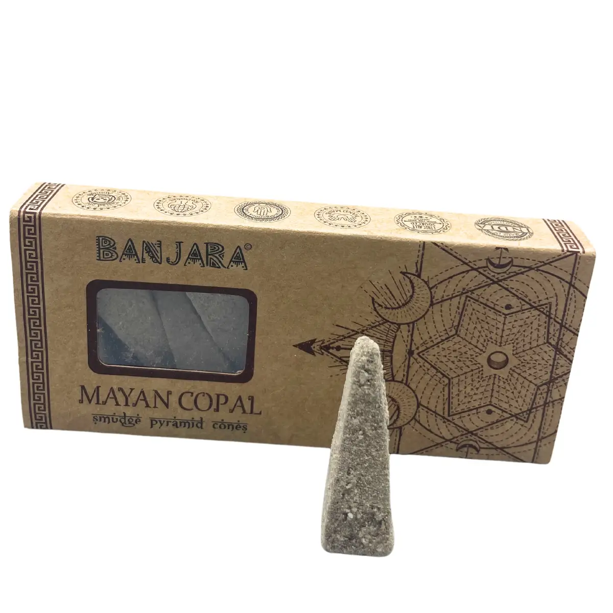 Banjara Smudge pyramidkoner med Mayan Copal - produktbild 5