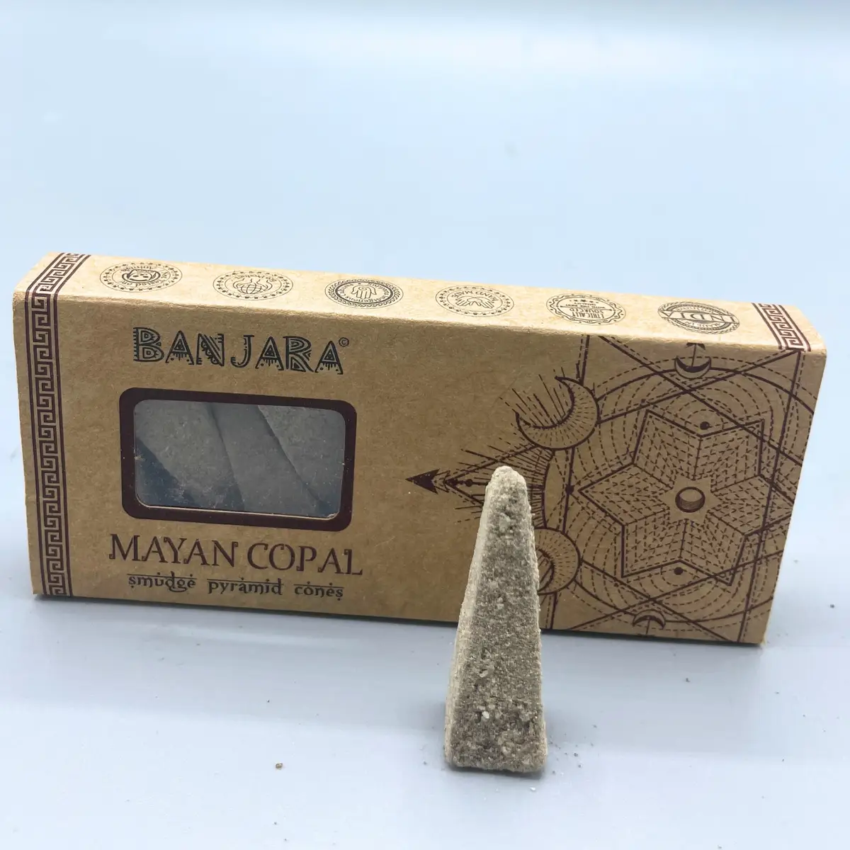 Banjara Smudge pyramidkoner med Mayan Copal - produktbild 6