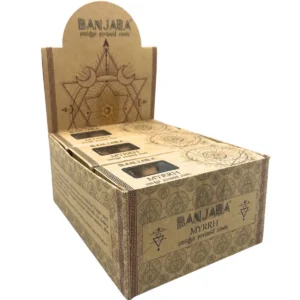 Banjara Smudge Pyramidkoner med Myrra, 10-pack - produktbild 4