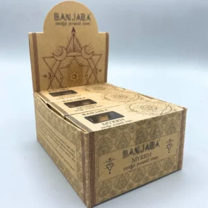 Banjara Smudge Pyramidkoner med Myrra, 10-pack - produktbild 5