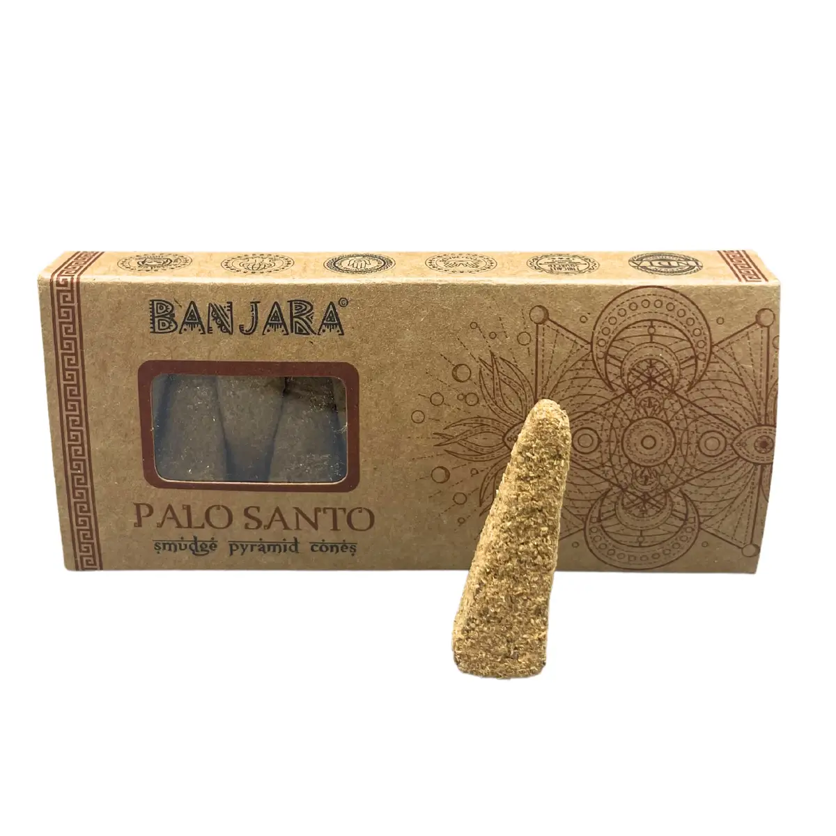 Banjara Smudge pyramidkoner med Palo Santo - produktbild 2