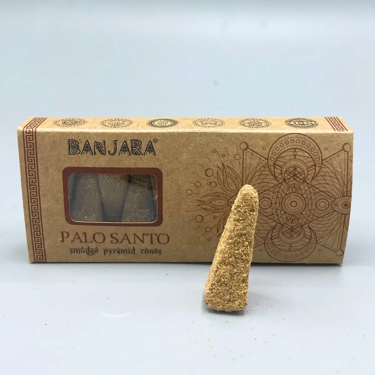 Banjara Smudge pyramidkoner med Palo Santo - produktbild 3