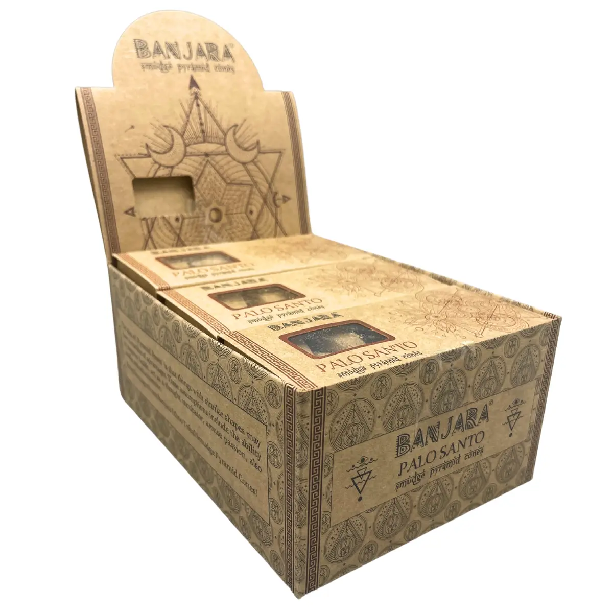 Banjara Smudge pyramidkoner med Palo Santo - produktbild 4