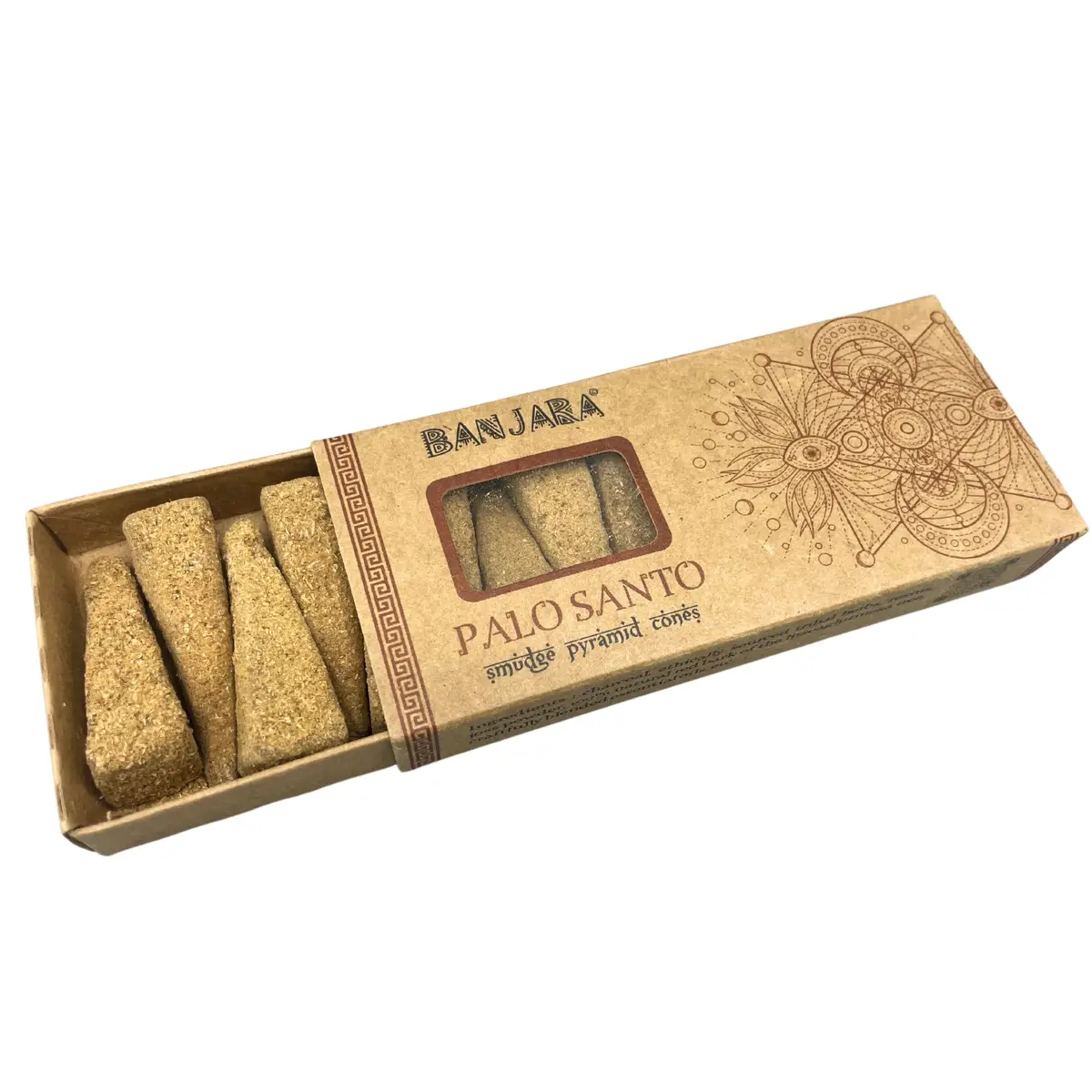 Banjara Smudge pyramidkoner med Palo Santo - produktbild 6